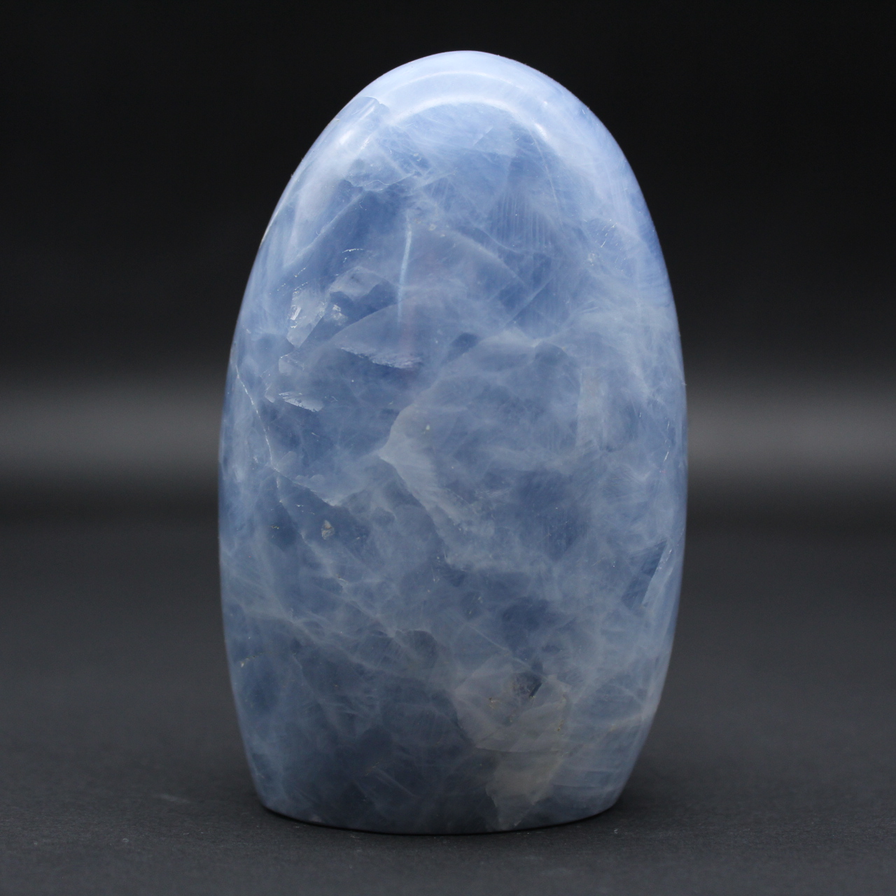 Ornamental natural blue calcite