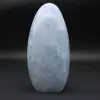 Natural ornamental blue calcite - 0