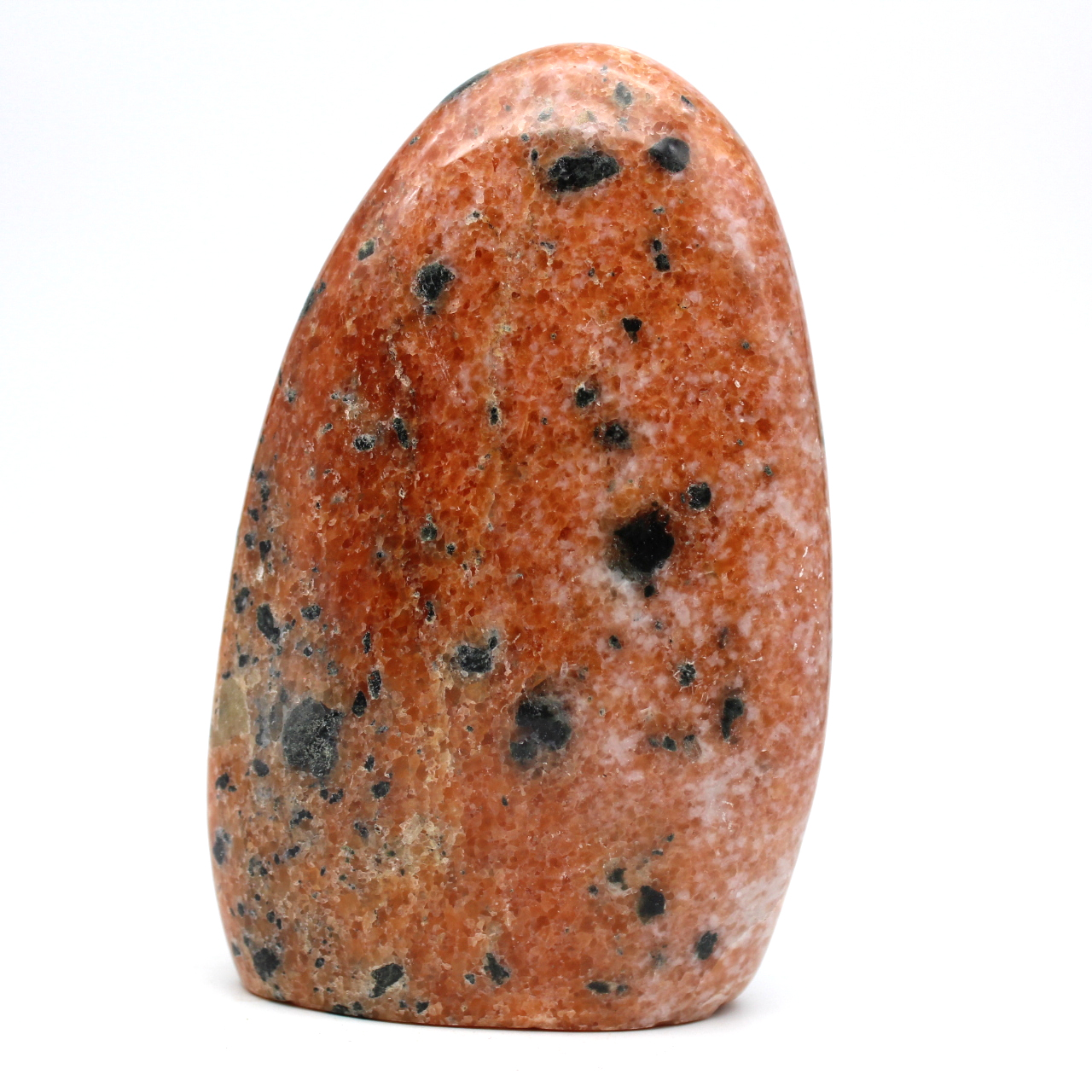 Decorative natural orange calcite