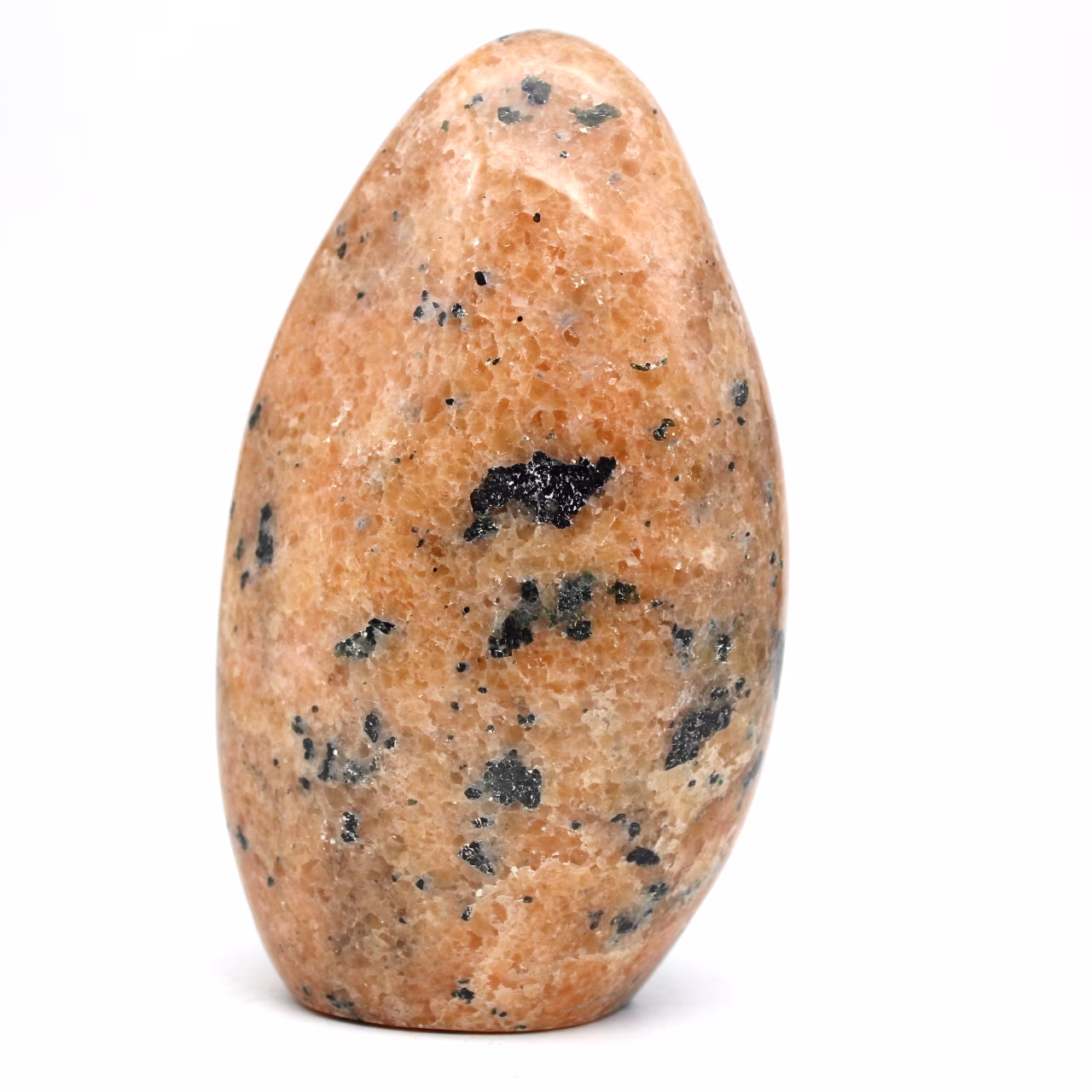 Ornamental natural orange calcite