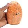 Orange calcite paperweight - 4