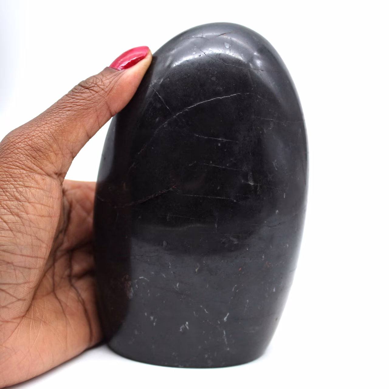 Ornamental natural black tourmaline