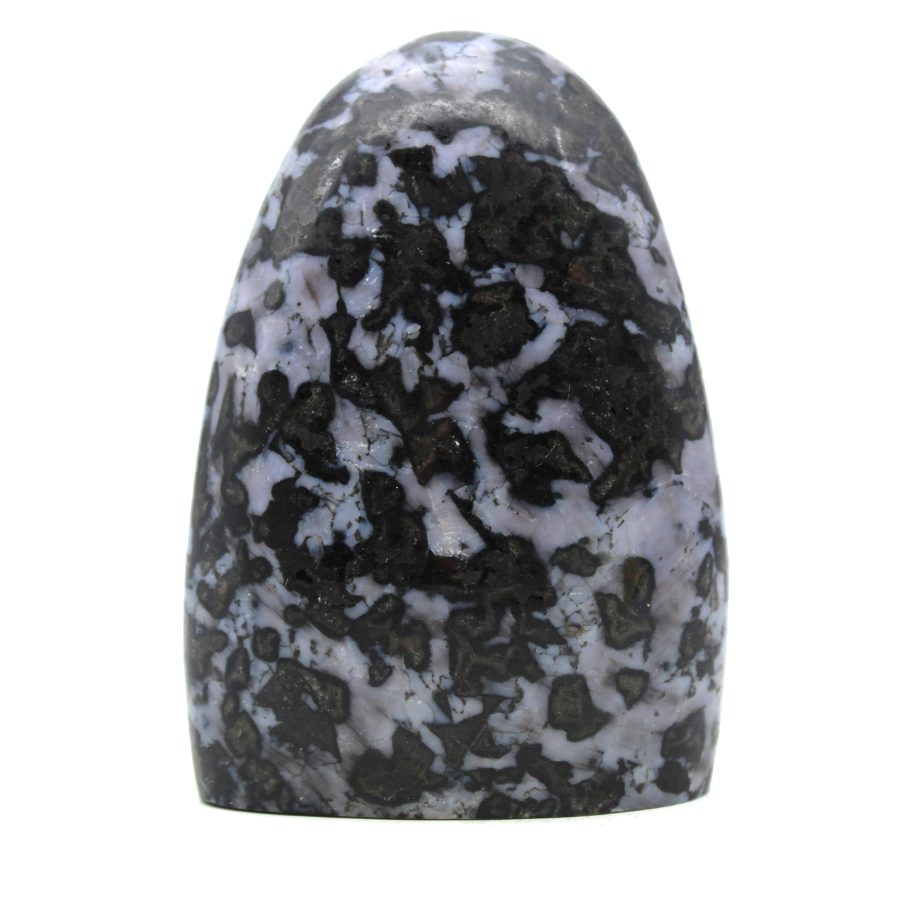 Natural ornamental indigo gabbro
