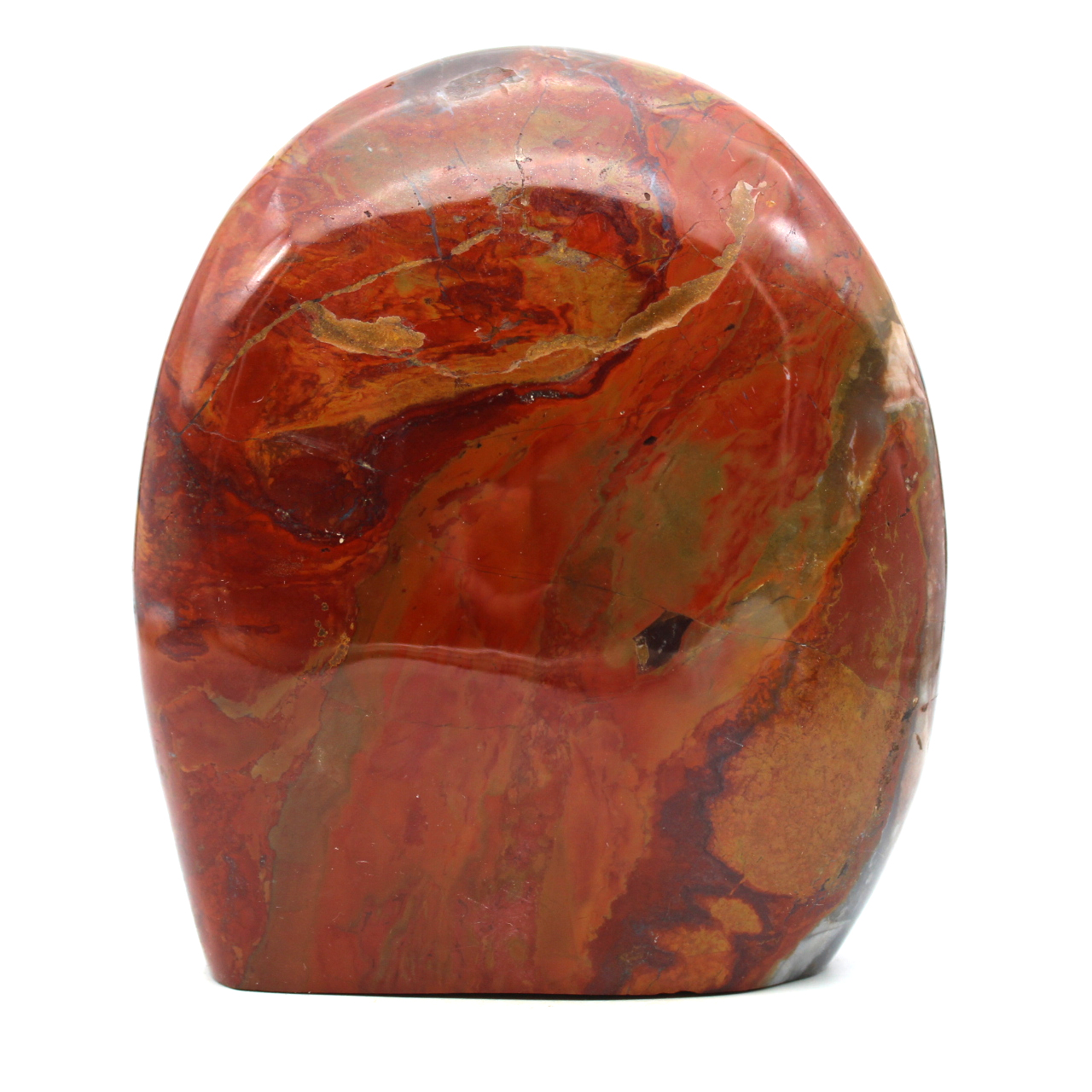 Natural red jasper