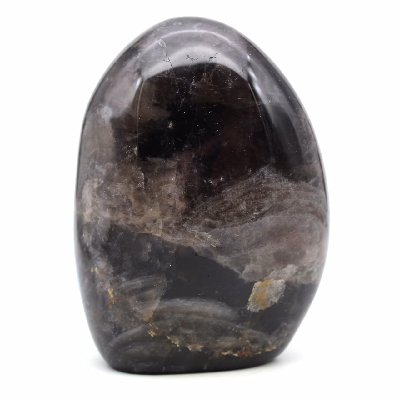 Natural smoky quartz rock