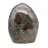Polished smoky quartz stone