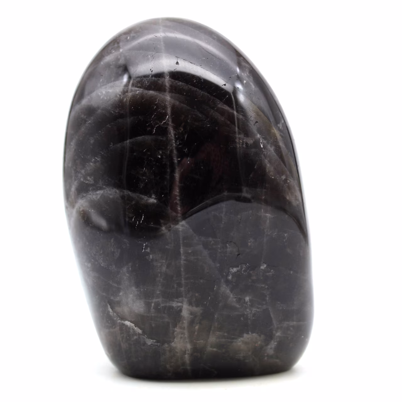 Smoky quartz polished stone