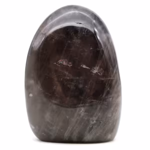 Smoky quartz polished rock