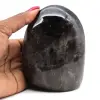 Polished smoky quartz freeform - 4