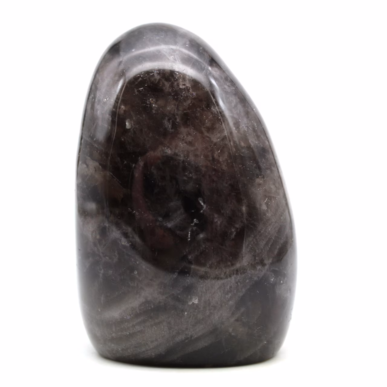 Natural ornamental smoky quartz
