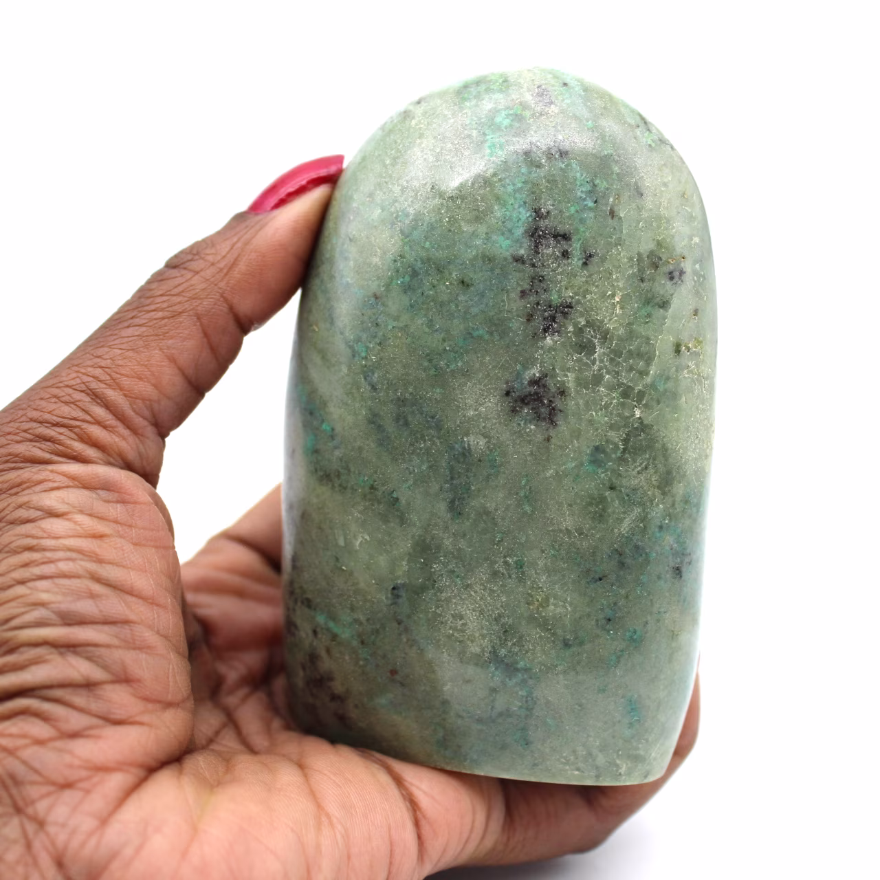 Ornamental green feldspar