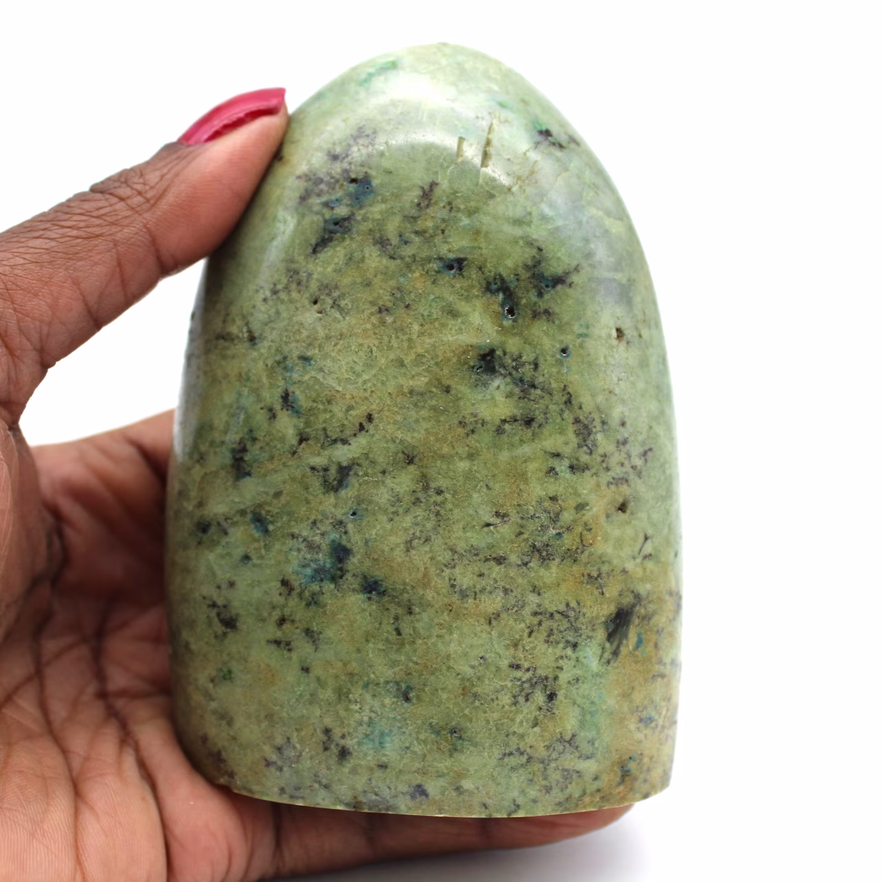 Decorative green feldspar