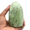 Polished rock in green feldspar - 0