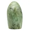 Polished rock in green feldspar - 1