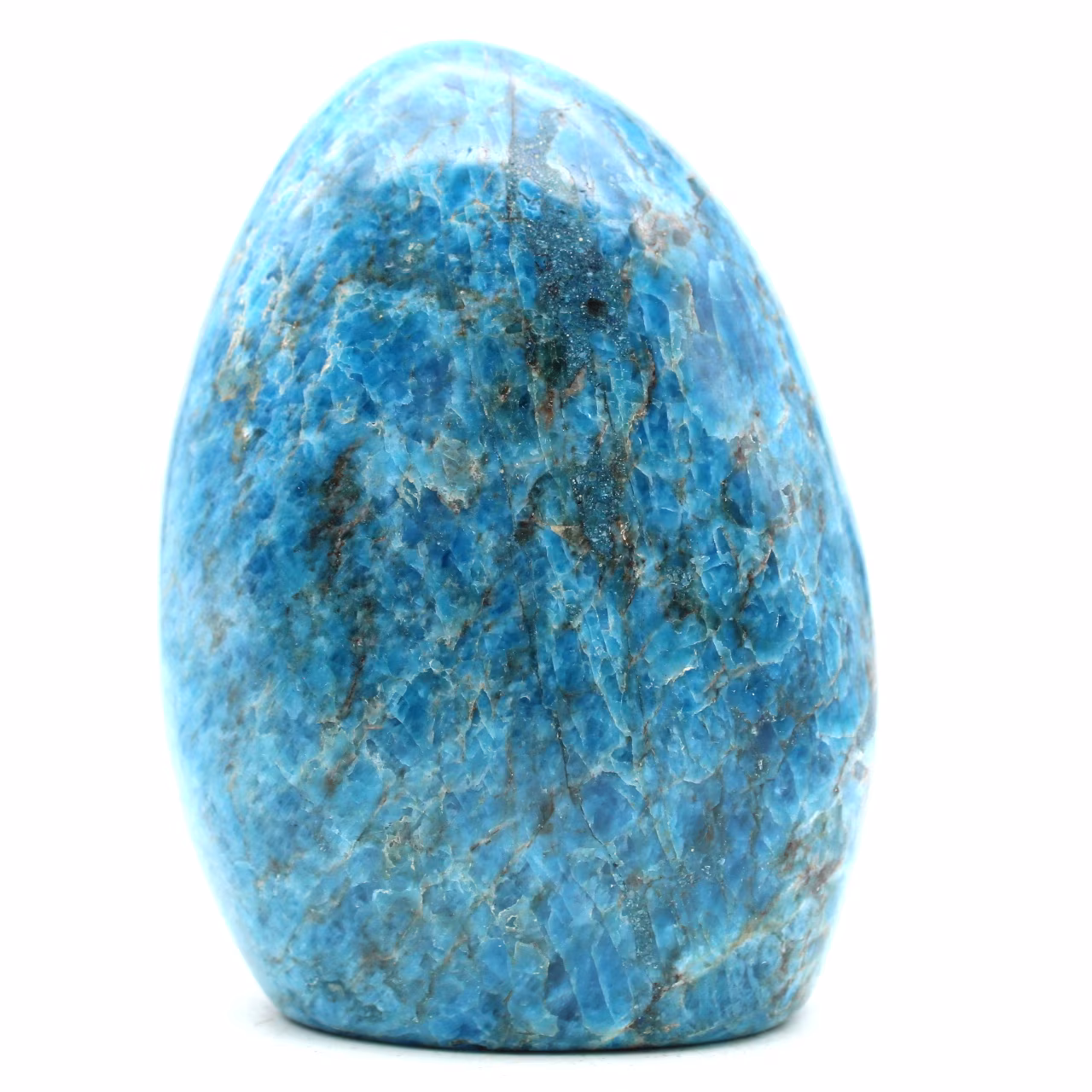 Blue apatite stone
