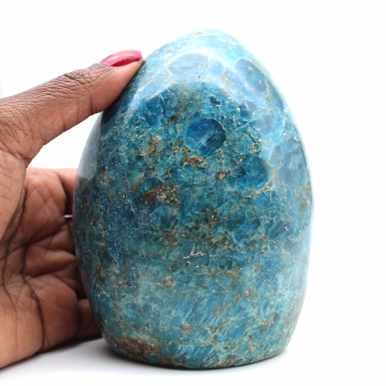 Apatite polished rock