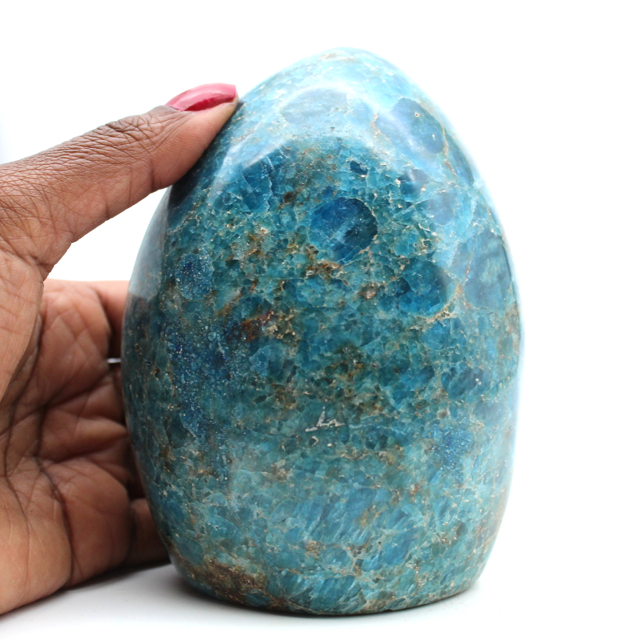 Apatite polished rock