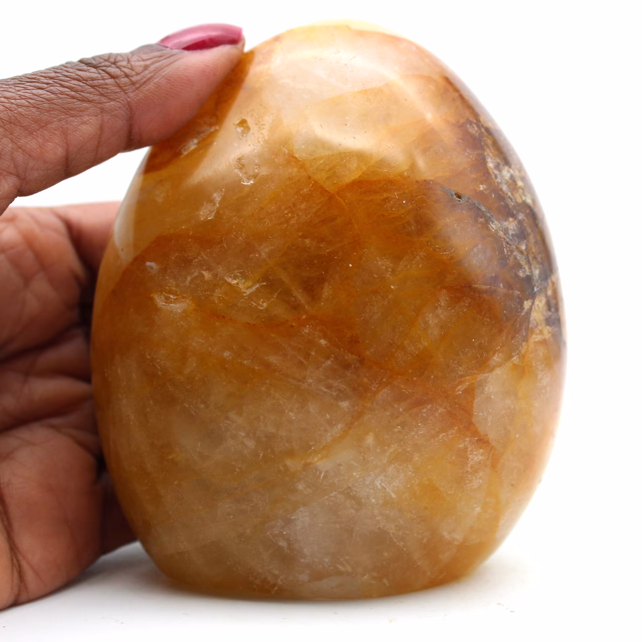 Ornamental natural yellow quartz