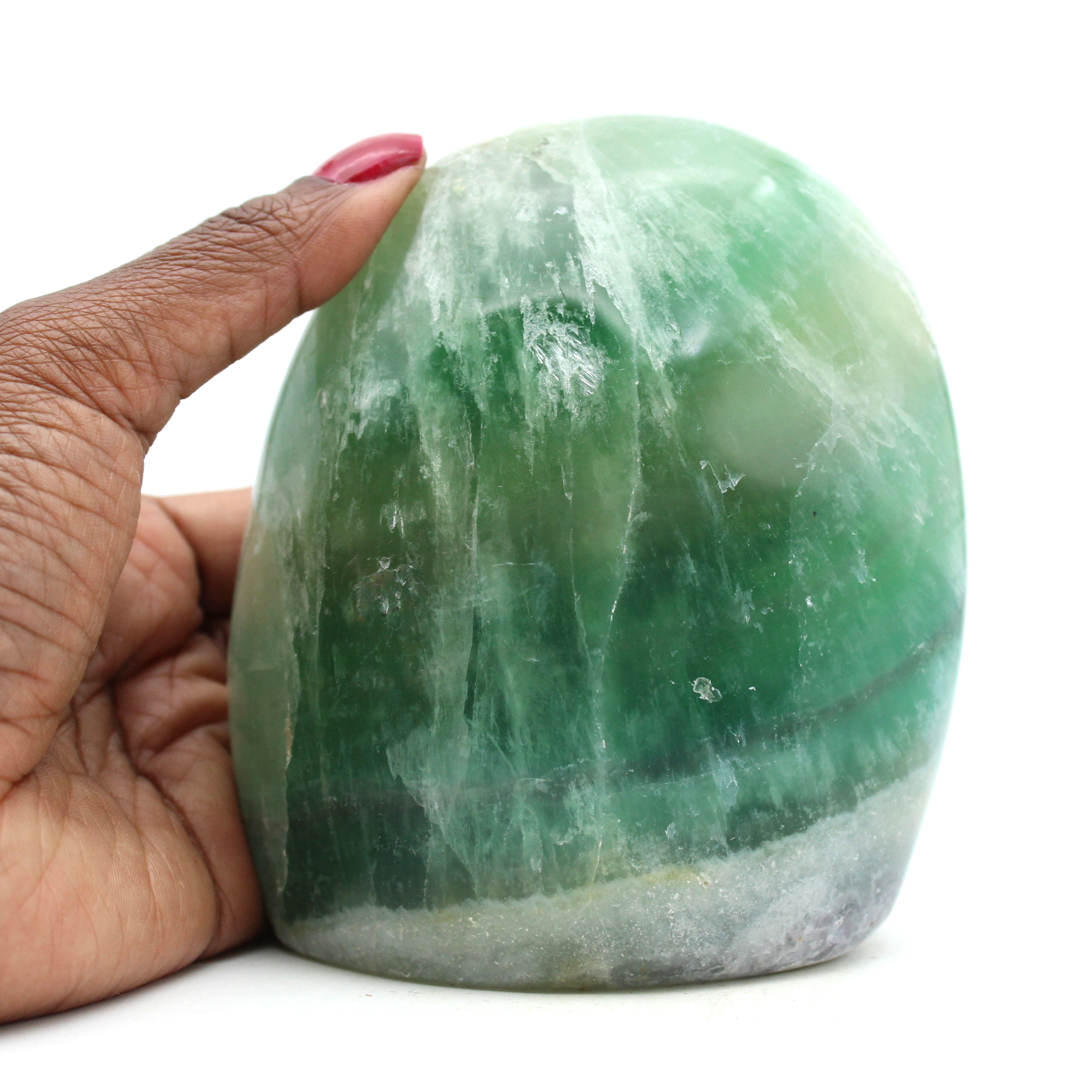 Green fluorite stone