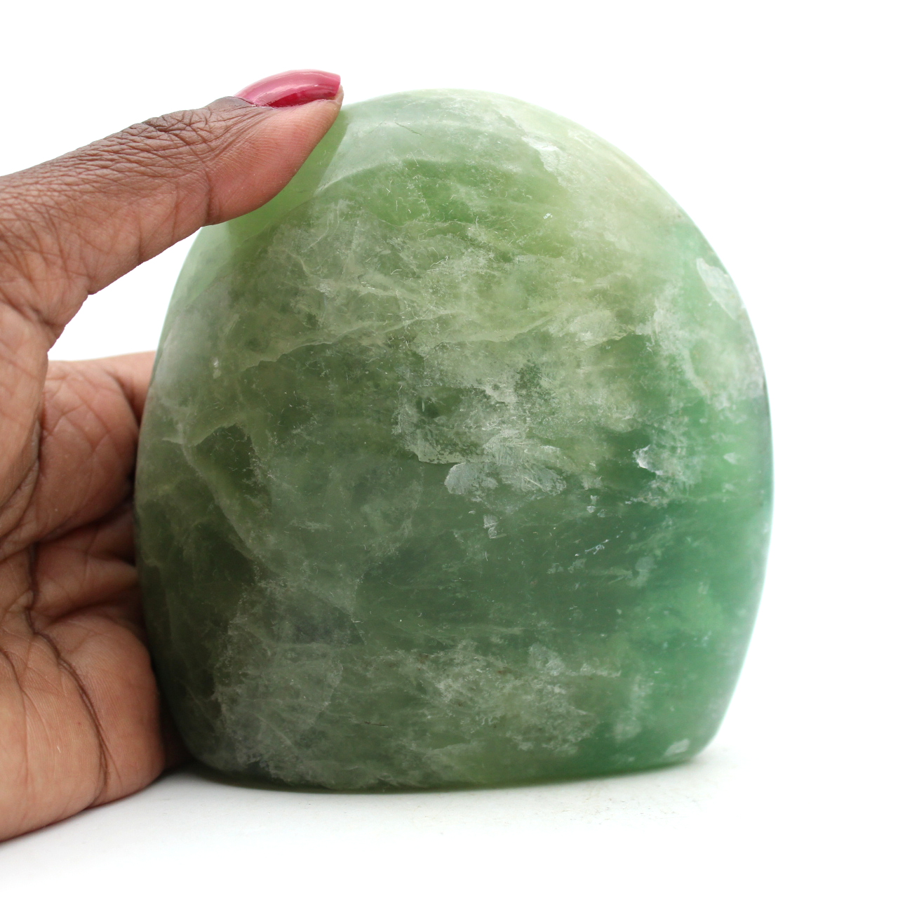 Green fluorite rock Madagascar 100mm 65€