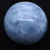 Blue calcite sphere - 0
