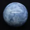 Blue calcite sphere - 0