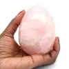 Rose quartz mineral egg - 0