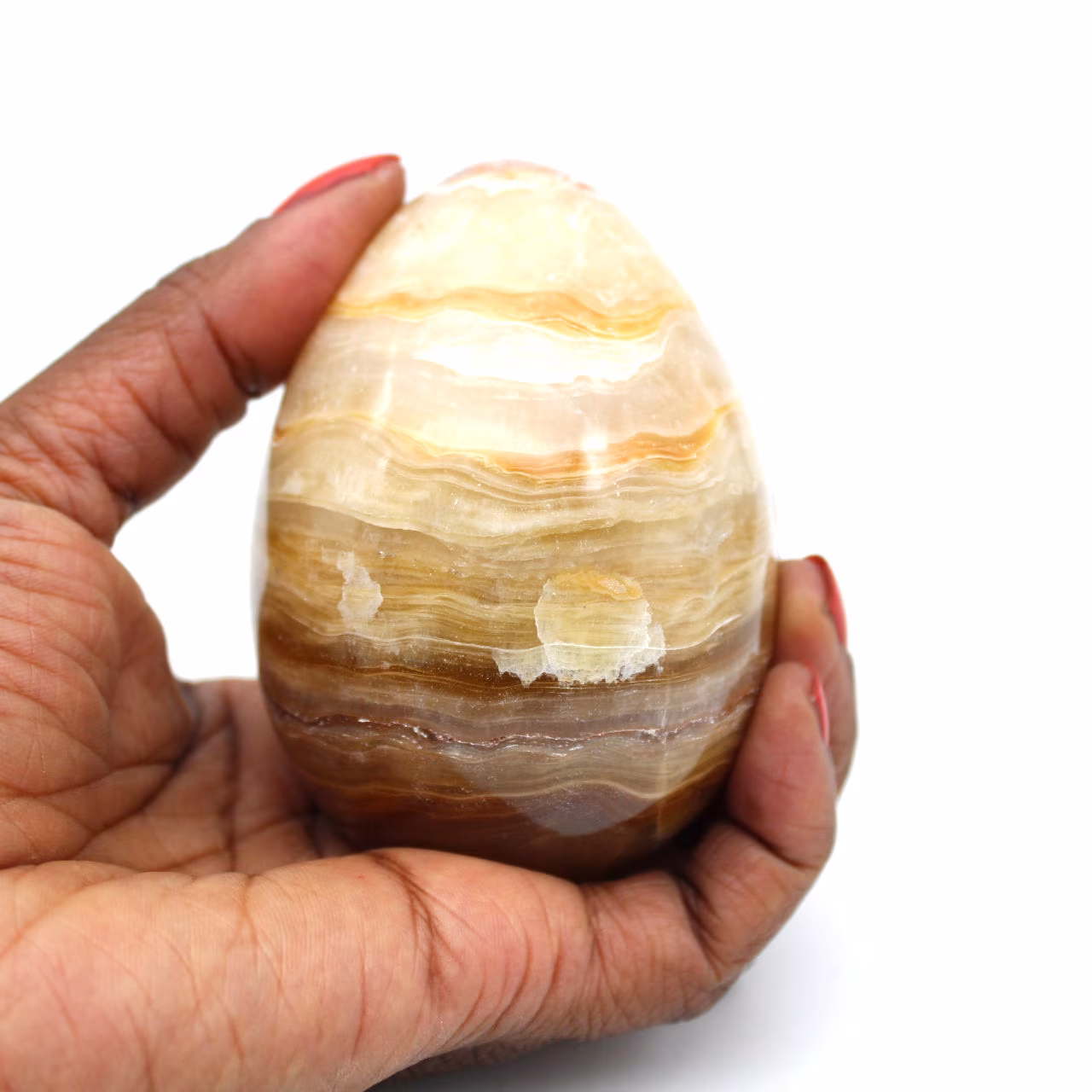 Agate mineral egg