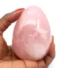 Rose quartz mineral egg - 0