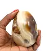 Agate mineral egg - 0