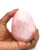 Rose quartz mineral egg - 0