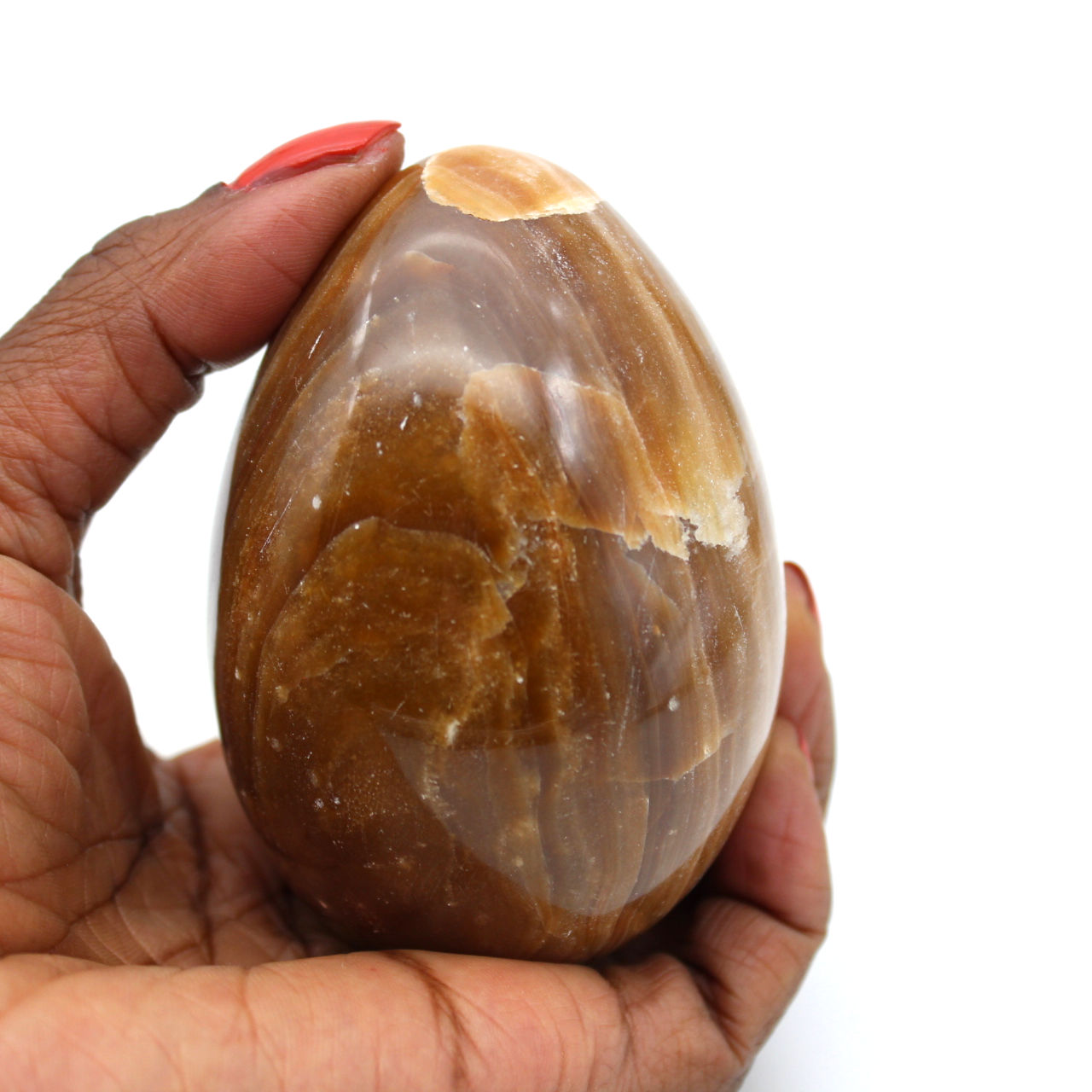 Agate mineral egg