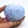Blue calcite heart — 1