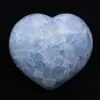 Blue calcite heart - 1