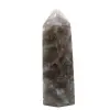 Polished smoky quartz prism - 2