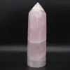Rose quartz prism - 0