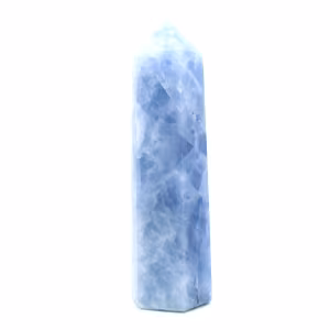 blue calcite prism