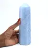 blue calcite prism - 1