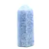 blue calcite prism - 0