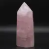 Rose quartz prism - 0