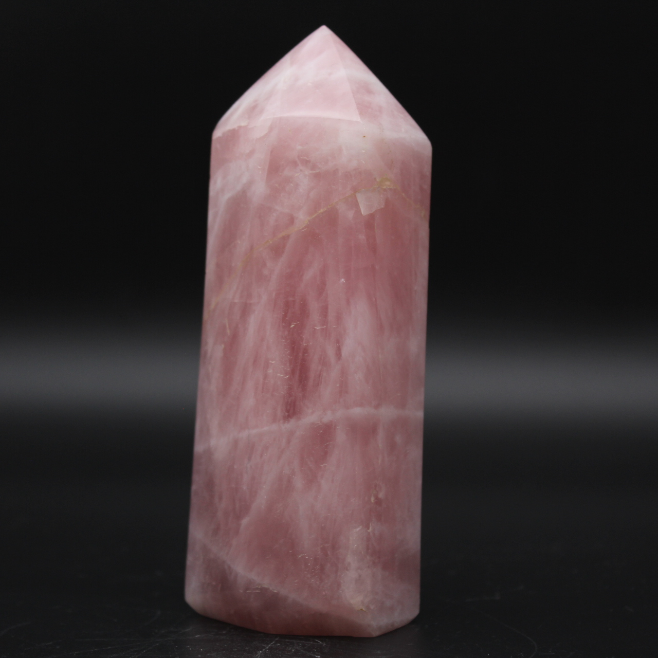 Rose quartz prism
