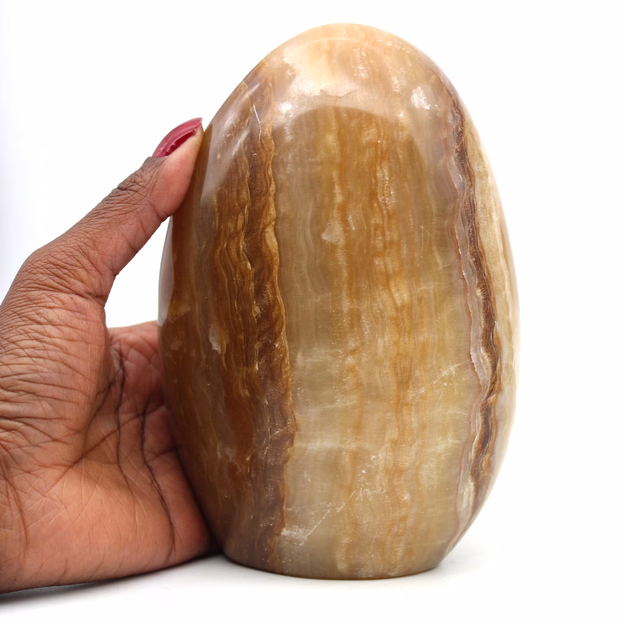 Freeform honey calcite