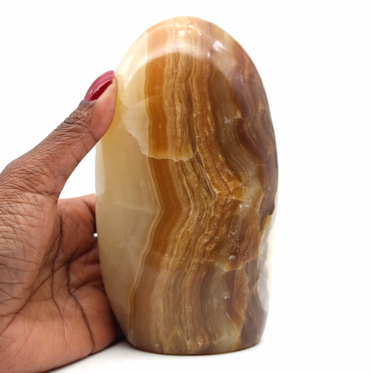 Madagascan honey calcite