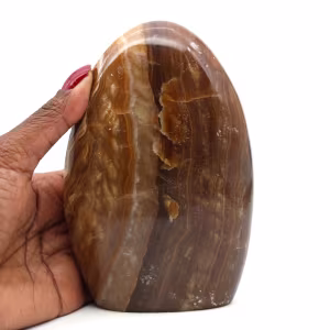 Freeform honey calcite