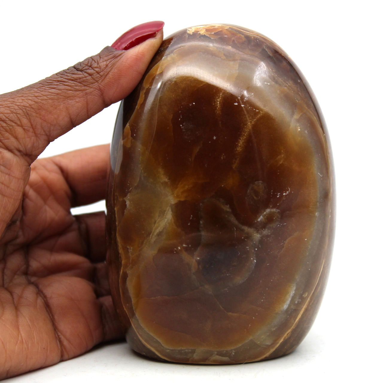 Natural honey calcite free form
