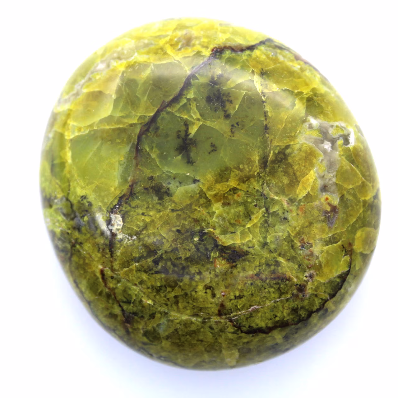 Green opal pebble
