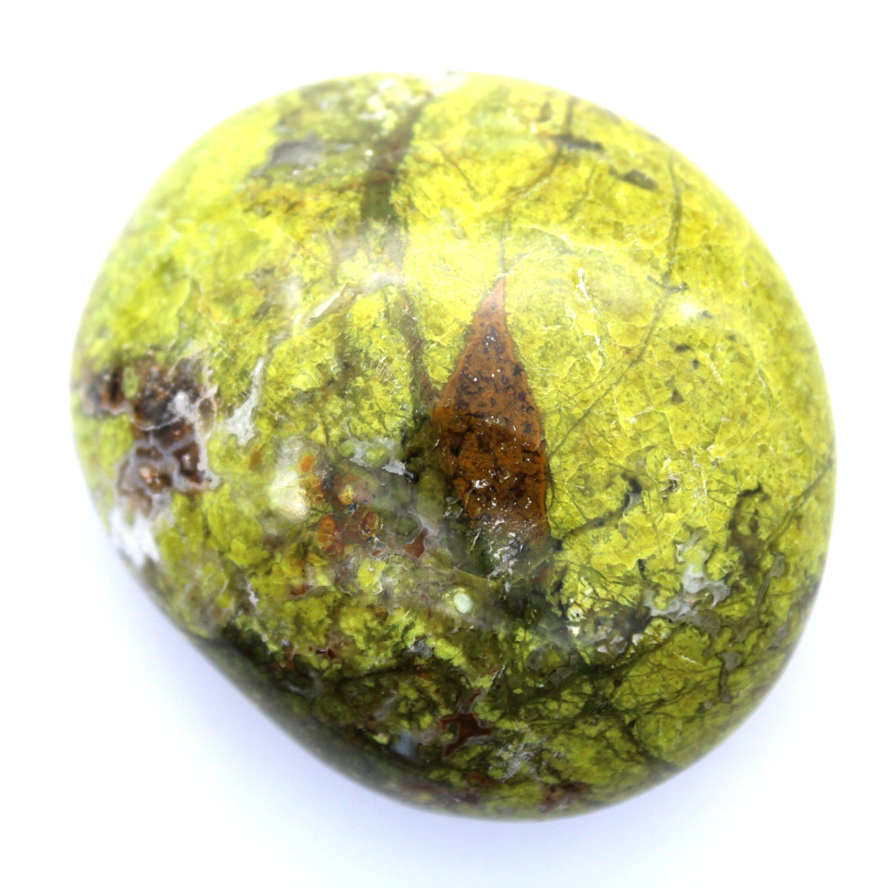 Green opal pebble