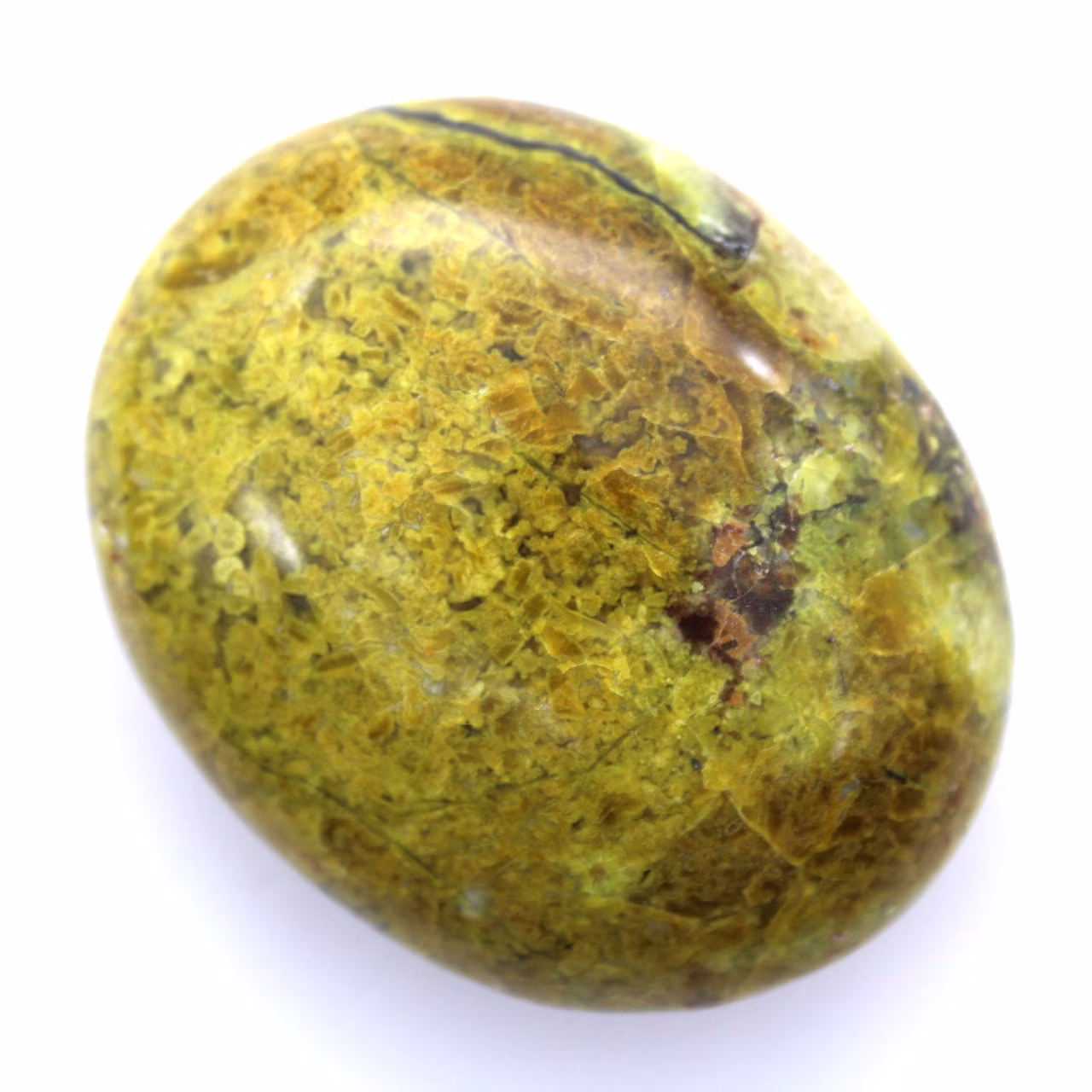 Green opal pebble