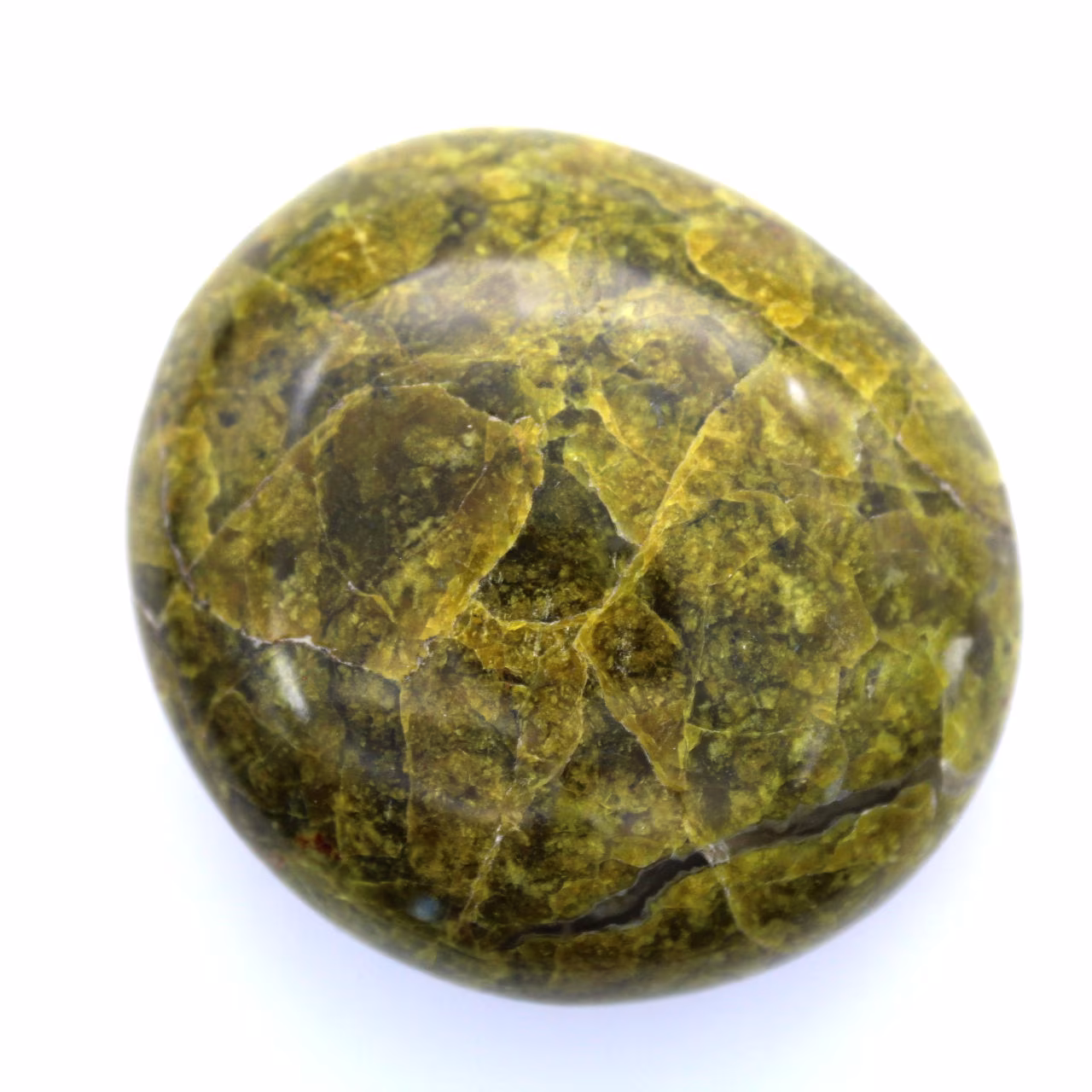 Green opal pebble
