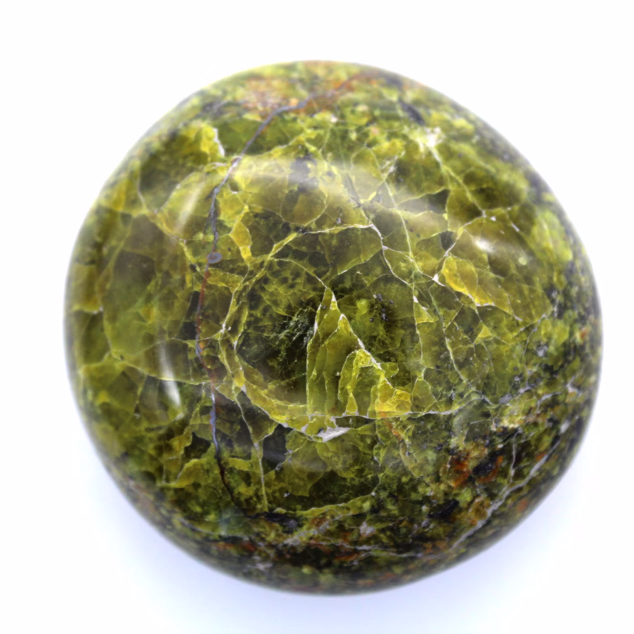 Green opal pebble